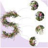 Bibelot 70inch/5.9Ft Spring/Summer Garland with Flowers, Artificial Fake Flower Greenery
