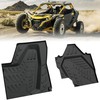 SAUTVS TPE Anti-Slip Floor Mats for Can-Am Maverick R, Front