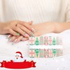 Christmas Nail Polish Strips, DANNEASY 5 Sheets Nail Stickers Full