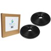 2X AquaHouse 190mm Charcoal Filter Compatible with Various Cooker Hoods