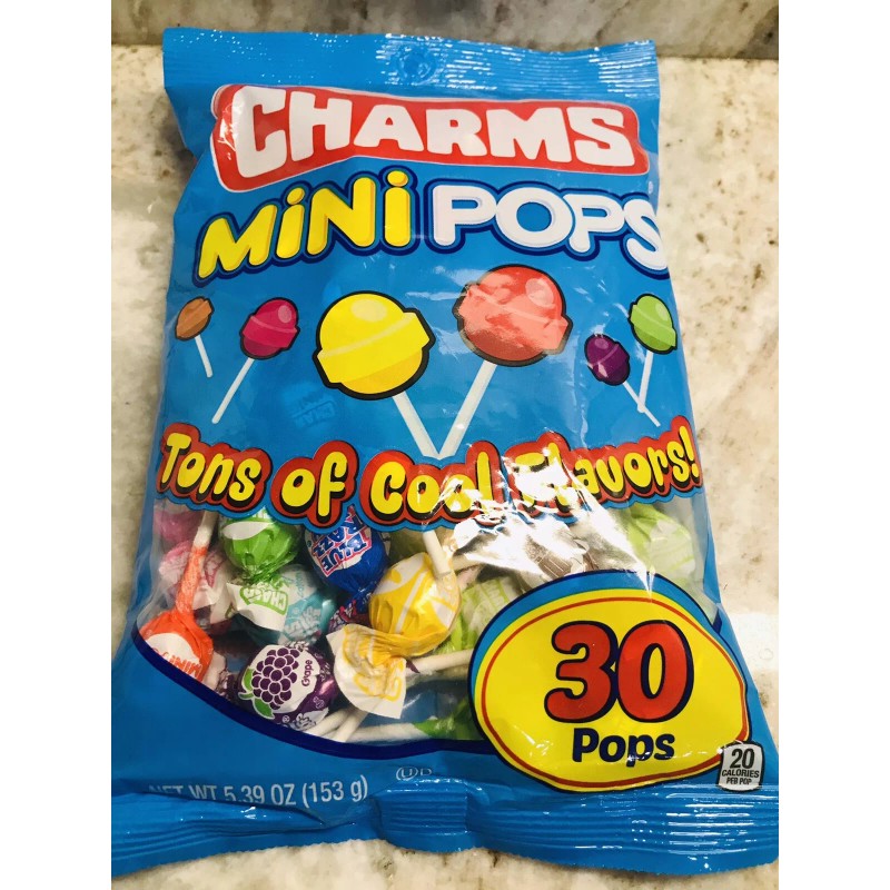 Charms Tons of Cool Flavors 30 Mini Pops:5.39oz/15
