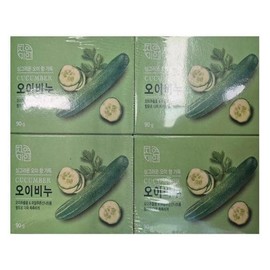 Mugunghwa Co., Ltd. Cucumber Soap 90g x 4 / Mugunghwa Express Delivery / 오이비누90gx4/무궁화 총알배송