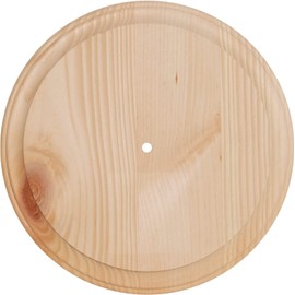 Walnut Hollow Pine Wood Clock Face-11-inch Round