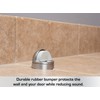 BRINKS Commercial - Dome Floor Door Stop, Satin Chrome Finish