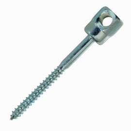 Everflow 8023925-25 3/8" Screw Sidewinder Designed for Wood, Rod Hanger, Installs Horizontally, Steel with Zinc Plated, 1/4 x 3" Screw Length (25 Pack)