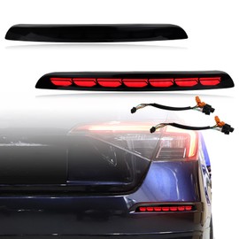 PGTOPONE Smoked LED Rear Reflectors Fog Brake Tail Light Lamps Turn Signal Light Plug and play Compatible with Honda CIVIC 11th 2021 2022 2023 LX EX Touring Sport Sedan Accessories