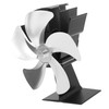5 Blade Heat Powered Stove Fan Fireplace Fans Self Generating