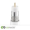conecto TV Aerial Cable 1 m Coaxial Cable IEC Plug