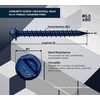 DOJA Industrial Concrete Screws Torx 6.5 mm x 80 mm