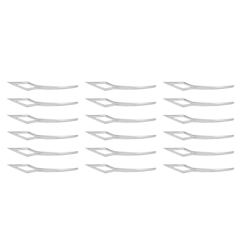 18pcs Rhombic Dreadlocks Interlocking Tool Alloy Dreadlocks Tightening Tool Accessories