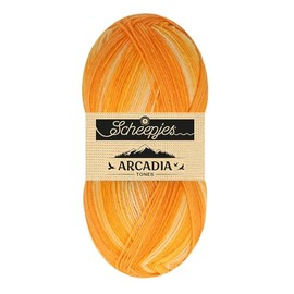 Scheepjes Arcadia Tones Yarn 100g 705 Outback Orange Wool and Nylon Blend