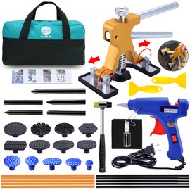 Car Dent Puller - Dent Repair Kit, Auto Body Dent Puller Kit with Adjustable Golden Dent Lifter Puller for Car Body Hail Dent Removal Dent Remover Automobile Body Repair