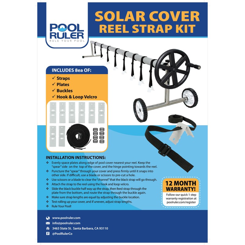 Pool Ruler Solar Cover Reel Attachment Kit