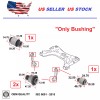 2MPLASTIC Front Bushing Subframe Mount For Nissan Sentra 2013-2019 Versa