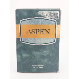 Coty Aspen Mens Cologne Spray Crisp Mountain Air 1.5 oz Travel Size Coty