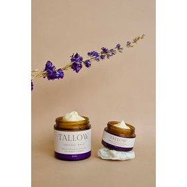 TALLOW ORIGINAL BALM LAVENDEL (120 ml) aus Deutschland,100% Bio Rindertalg Creme f√ºr Hautpflege, Bio Beef Tallow Skincare von grasgef√ºtterten Rindern vom Bodensee,100% nat√ºrliche Feuchtigkeitscreme