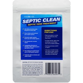 Microzyme SEPTIC CLEAN Tablets | Septic Tank Cleaner with Bacteria | 12-month Supply of Tablets for a Healthy Septic System