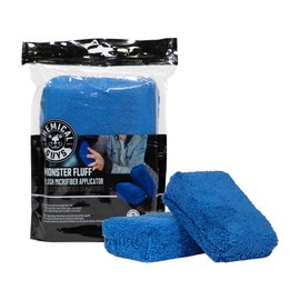 Chemical Guys MIC29602 Monster Fluff Exterior Premium Microfiber Applicator, Blue (Pack of 2)