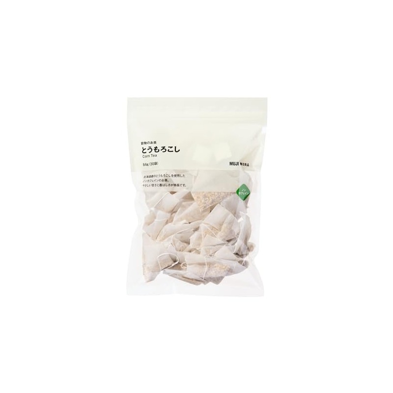 Muji 15261635 Large Bag Grain Tea Corn, 2.9 oz (84