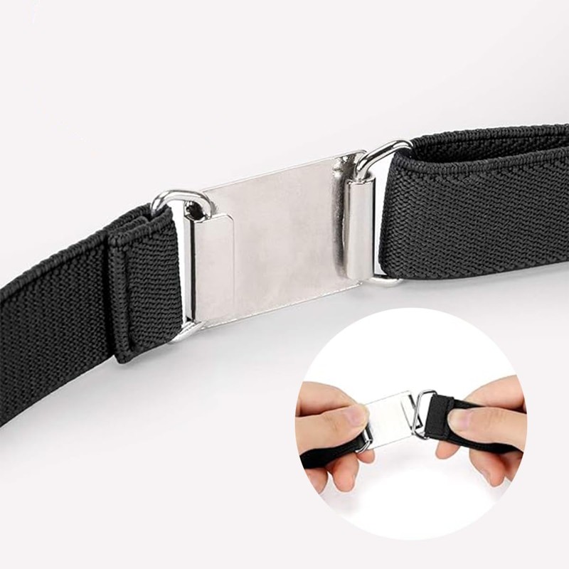KASSAI Kids' Elastic Adjustable Belt, Hook-Type Buckle, Unisex, Children, Adjustable