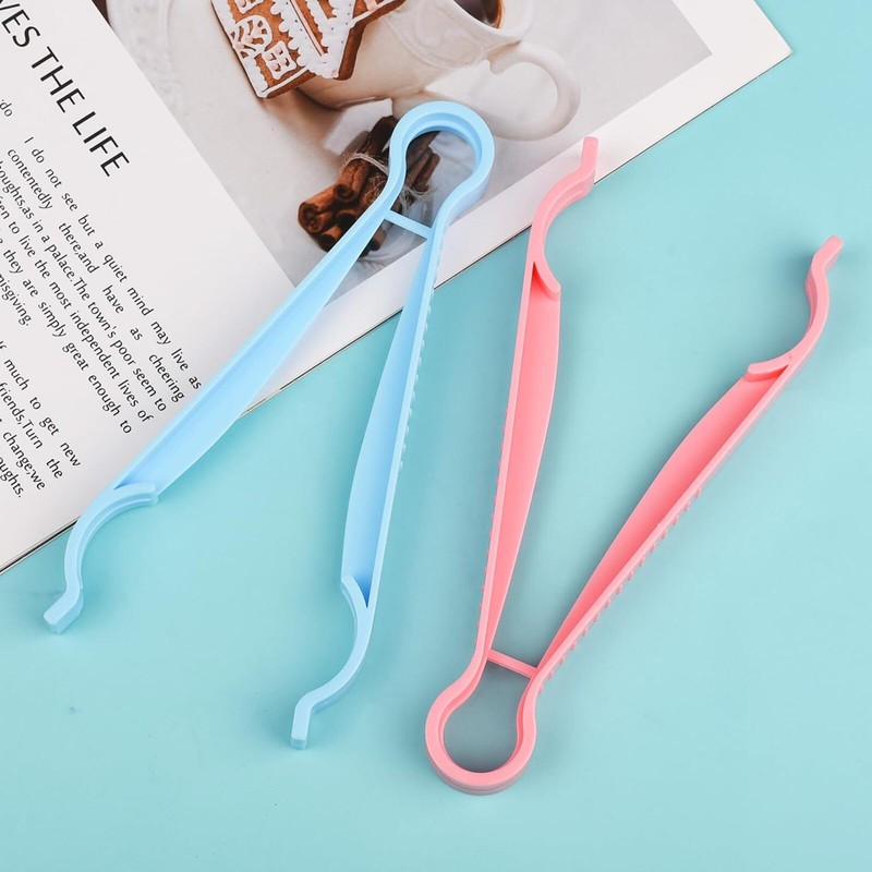 2 Pieces Baby Bottle Tongs, Multifunction Anti-Scalding Bottle Clips, Sterilized