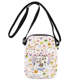 MYSOMY K-Pop Group Crossbody Bag K Pop 17 Band Merchandise K-Pop Music Lover Gifts K-Pop 17 Shoulder Bag K Pop 17 Gifts (GOINGsvt cartoon UK1)