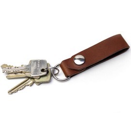 Pack & Smooch Leather Key Fob, Leather Lanyard, Handmade in Germany, light brown