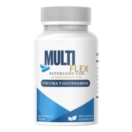Multiflex Suplemento Articulaciones Con Cúrcuma 60 Capsulas Sabor Sin Sabor