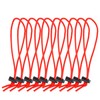 POWRIG 6" Elastic Cable Ties Bungee Cords Adjustable Cable Management