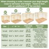Piivos Dog Crate 30 Inch, Copper Gold Dog Kennel |