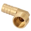 3/4 Inch Brass Barb Fittings 90 Degree Angle Male Thread