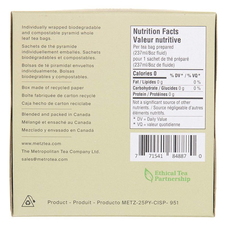 Metz Cochin Masala Chai Tea - 25 count