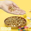 SDFLKAE 200 Pieces Heart Shape Pattern Bag Clips, Scrapbooking Brads