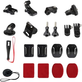 Universal Action Camera Accessory Kit for GoPro Hero 11 10 9 8 7 6 5 Blcak Go pro Max Insta360 One R/X2/X3 DJI OSMO Action 2 3 and Other Action Camera