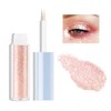 Boobeen Liquid Eyeshadow Shimmer White Metallic Creamy Eyeshadow Brightener, Pigmented