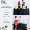 2 Pack Table Skirt for Rectangular Tables 6ft - Wedding