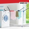 SPARES2GO Extra Long Vent Hose & Screw Clips Kit for
