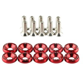 Vmingo Tornillería Motor Tornasol Washers Password Tuning Headers Tuning (Rojo)