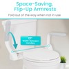 Vive Toilet Safety Rail with Handles - Handicap Grab Bar