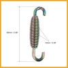 Partuto 10pcs 59mm Multicolor Motorcycle Exhaust Pipe Swivel Springs Replacement