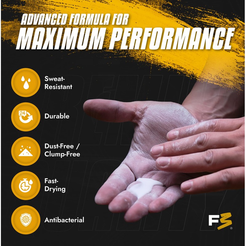 F3RALS LIQUID MAGNESIUM | Liquid Chalk for Climbing Grip, Boulder,