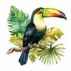 Toucan Stickers, Forest Animal Mugs & Cups, Covering Marks, Car