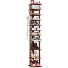 HOMEFORT 10-Tier Vertical Shoe Rack, Corner Shoe Tower, Slim Shoe