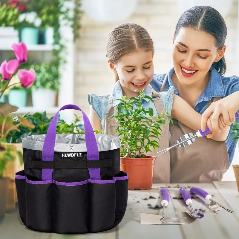 HLWDFLZ Purple Garden Tool Set Gardening Items for Women -