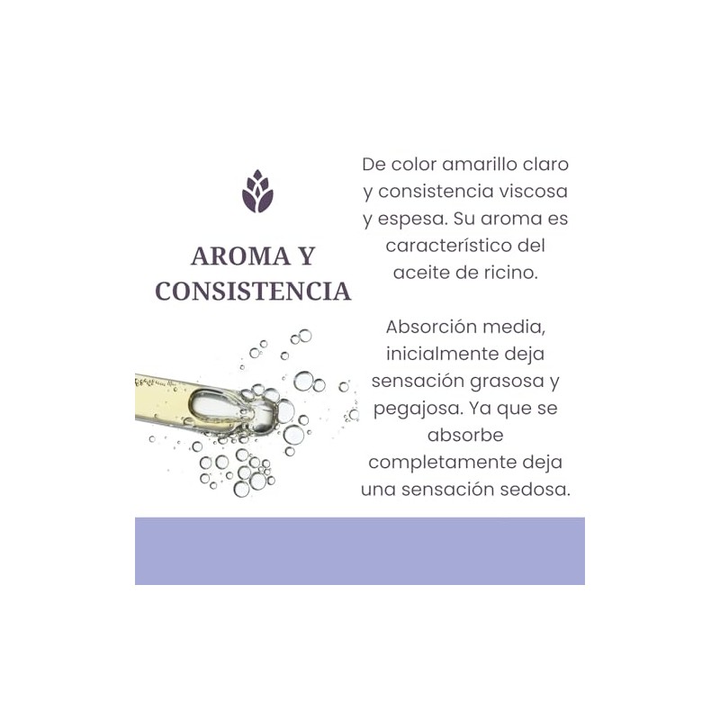 LilaLavanda - Aceite de Ricino 100% Puro Prensado en Frío