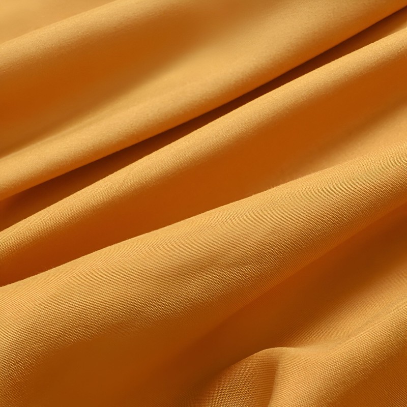 Fitted Sheet 25CM Deep Bed Sheet Single Size 90X190CM Ochre