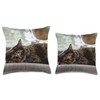 Tortoiseshell Cat Throw Pillow