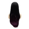 LUSHY BEAUTY Hair Synthetic Lace Front Wig Straight Long 24inch