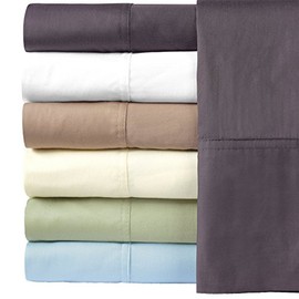 Royal Hotel Bedding Silky Soft, Viscose from Bamboo, and Cotton Blend Pillow-Cases, 100% Luxury Blend, 60% Viscose Made from Bamboo and 40% Cotton Pillowcases, Standard Size, Ivory