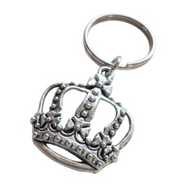 Large Crown Keychain, King, Queen